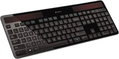 Logitech - Black Wireless Keyboard - Use with Windows XP, Vista, 7 - USA Tool & Supply