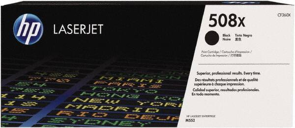 Hewlett-Packard - Black Toner Cartridge - Use with HP Color LaserJet M553 - USA Tool & Supply