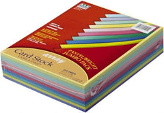 Pacon - 8-1/2" x 11" Assorted Colors Colored Copy Paper - Use with Copiers,Inkjet Printers,Laser Printers,Typewriters - USA Tool & Supply