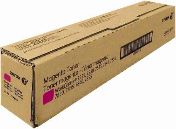 Xerox - Magenta Toner Cartridge - Use with Xerox WorkCentre 7525, 7535, 7530, 7545, 7556 - USA Tool & Supply