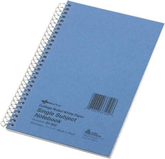 National Brand - 80 Sheet, 8-3/4 x 10", College Ruled Check Register Accounting System - Blue - USA Tool & Supply