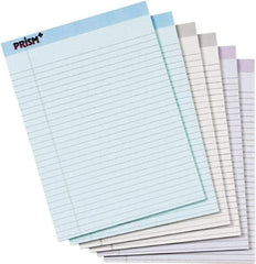 TOPS - 50 Sheet, 8-1/2 x 11-3/4", Legal Pad - Assorted Pastels - USA Tool & Supply