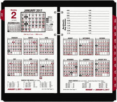 AT-A-GLANCE - 215 Sheet, 4-1/2 x 7-3/8", Desk Calendar Refill - White - USA Tool & Supply