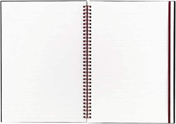 Black n Red - 70 Sheet, 8-1/4 x 11-3/4", Legal (Style) Notebook - Black - USA Tool & Supply