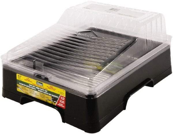 Richard - 9-1/2" Roller Compatible Paint Tray - 1 Gal Capacity, 9-1/2" Wide, Plastic - USA Tool & Supply