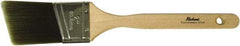 Richard - 2" Angled Polyester Angular Brush - 2-1/2" Bristle Length, 7-1/4" Wood Sash Handle - USA Tool & Supply