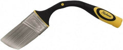 Richard - 2-1/2" Angle/Flat Nylon/Polyester Angular Brush - 3" Bristle Length, 8" Rubber Sash Handle - USA Tool & Supply