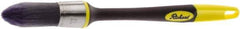 Richard - 1" Oval Polyester Trim Brush - 2-1/4" Bristle Length, 7-3/8" Rubber Sash Handle - USA Tool & Supply