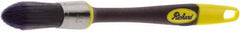 Richard - 7/8" Oval Polyester Trim Brush - 2-1/8" Bristle Length, 7" Rubber Sash Handle - USA Tool & Supply