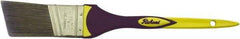 Richard - 1-1/2" Angled Polyester Angular Brush - 2-1/4" Bristle Length, 7-3/8" Rubber Sash Handle - USA Tool & Supply