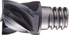 OSG - PXSE Grade XP3225 Carbide End Milling Tip Insert - Cr Finish, 4 Flutes, 5/8" Cutting Diam, 7/16" Depth of Cut, 38° Helix - USA Tool & Supply