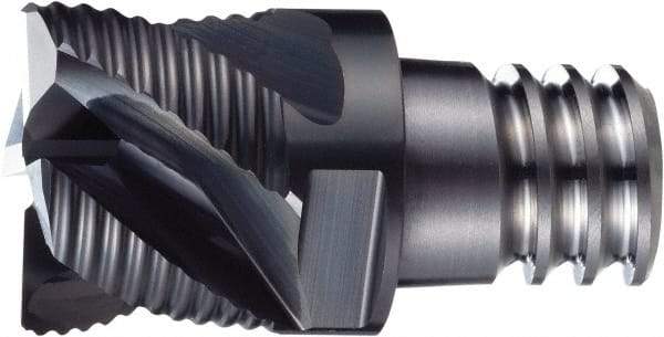 OSG - PXNH Grade XP3225 Carbide End Milling Tip Insert - Cr Finish, 4 Flutes, 12mm Cutting Diam, 8.4mm Depth of Cut, 40/42° Helix - USA Tool & Supply