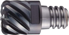 OSG - PXSM Grade XP3225 Carbide Chamfer Milling Tip Insert - Cr Finish, 8 Flutes, 16mm Cutting Diam, 11.2mm Depth of Cut, 42° Helix - USA Tool & Supply