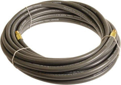 Continental ContiTech - 1/4" ID x 0.45" OD 15' Long Multipurpose Air Hose - MNPT x MNPT Ends, 300 Working psi, -10 to 158°F, 1/4" Fitting, Gray - USA Tool & Supply