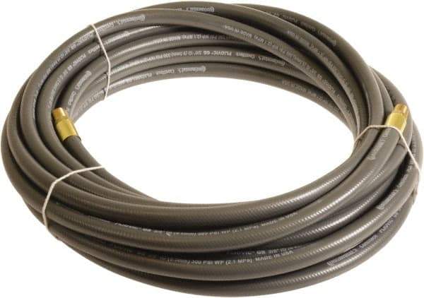 Continental ContiTech - 1/2" ID x 0.78" OD 25' Long Multipurpose Air Hose - MNPT x MNPT Ends, 300 Working psi, -10 to 158°F, 1/2" Fitting, Gray - USA Tool & Supply