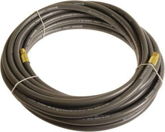 Continental ContiTech - 3/8" ID x 0.6" OD 75' Long Multipurpose Air Hose - MNPT x FNPT Ends, 300 Working psi, -10 to 158°F, 1/4" Fitting, Gray - USA Tool & Supply