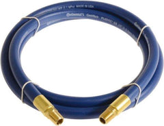 Continental ContiTech - 1/2" ID x 0.78" OD 10' Long Multipurpose Air Hose - MNPT x MNPT Ends, 300 Working psi, -10 to 158°F, 1/2" Fitting, Blue - USA Tool & Supply