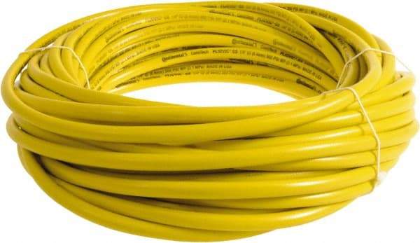 Continental ContiTech - 3/8" ID x 0.6" OD 25' Long Multipurpose Air Hose - 300 Working psi, -10 to 158°F, Yellow - USA Tool & Supply