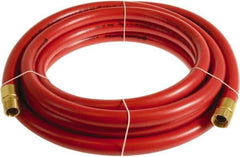 Continental ContiTech - 3/4" ID x 1.11" OD 75' Long Multipurpose Air Hose - MNPT x FNPT Ends, 250 Working psi, -10 to 158°F, 3/4" Fitting, Red - USA Tool & Supply