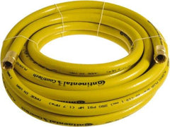 Continental ContiTech - 3/4" ID x 1.11" OD 25' Long Multipurpose Air Hose - FNPT x FNPT Ends, 250 Working psi, -10 to 158°F, 3/4" Fitting, Yellow - USA Tool & Supply