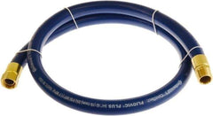 Continental ContiTech - 3/4" ID x 1.11" OD 10' Long Multipurpose Air Hose - MNPT x FNPT Ends, 250 Working psi, -10 to 158°F, 3/4" Fitting, Blue - USA Tool & Supply