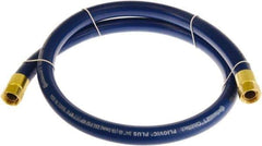 Continental ContiTech - 3/4" ID x 1.11" OD 3' Long Multipurpose Air Hose - FNPT x FNPT Ends, 250 Working psi, -10 to 158°F, 3/4" Fitting, Blue - USA Tool & Supply