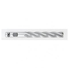 1 Dia. x 8-1/2 Overall Length 6-Flute Square End HSS-CO SE End Mill-Round Shank-Center Cutting-TiCN - USA Tool & Supply