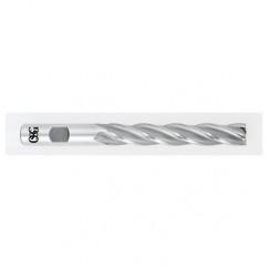 5/8 Dia. x 6-1/8 Overall Length 4-Flute Square End HSS-CO SE End Mill-Round Shank-Center Cutting-TiCN - USA Tool & Supply