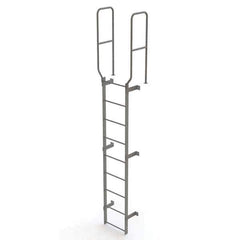 TRI-ARC - Rolling & Wall Mounted Ladders & Platforms Type: Fixed Ladder Style: Safety Cage - USA Tool & Supply