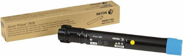 Xerox - Cyan Toner Cartridge - Use with Xerox Phaser 7800 - USA Tool & Supply