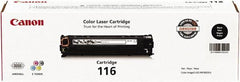 Canon - Black Toner Cartridge - Use with Canon imageCLASS MF8050Cn, MF8080Cw - USA Tool & Supply