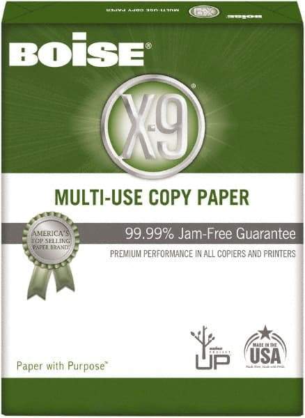 Boise - 8-1/2" x 11" White Copy Paper - Use with High-Speed Copiers, Fax Machines, Laser Printers, Inkjet Printers - USA Tool & Supply