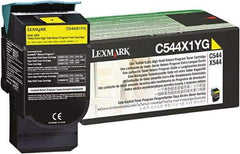 Lexmark - Yellow Toner Cartridge - Use with Lexmark C544dn, C544dtn, C544dw, C544n, X544dn, X544dtn, X544dw, X544n - USA Tool & Supply