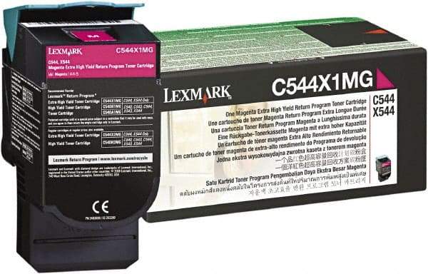 Lexmark - Magenta Toner Cartridge - Use with Lexmark C544dn, C544dtn, C544dw, C544n, X544dn, X544dtn, X544dw, X544n - USA Tool & Supply