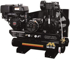 MI-T-M - Stationary Gas Air Compressors Horsepower: 13 Cubic Feet per Minute: 15.70 - USA Tool & Supply