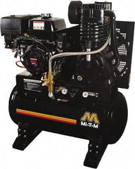 MI-T-M - Stationary Gas Air Compressors Horsepower: 13 Cubic Feet per Minute: 29.00 - USA Tool & Supply