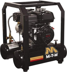 MI-T-M - Stationary Gas Air Compressors Horsepower: 4 Cubic Feet per Minute: 4.80 - USA Tool & Supply