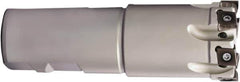 Sumitomo - 1-1/4" Cut Diam, 2.281" Shank Diam, 4.34" OAL, Indexable Square Shoulder End Mill - LNEX0804.. Inserts, Weldon Shank, 90° Lead Angle, Series TSX - USA Tool & Supply