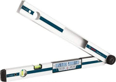 Bosch - 0.1° Resolution Combination Protractor & Inclinometer - 270° Range - USA Tool & Supply