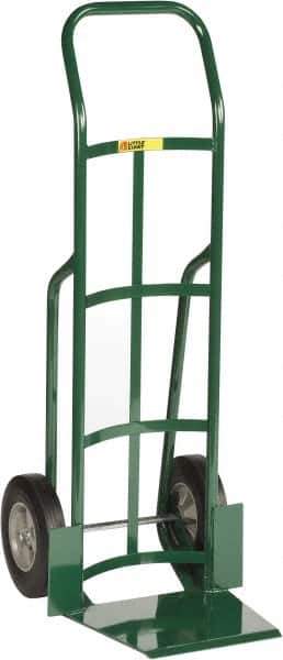 Little Giant - 800 Lb Capacity 47" OAH Hand Truck - 13-1/2 x 16" Base Plate, Continuous Handle, Steel, Solid Rubber Wheels - USA Tool & Supply