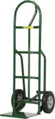 Little Giant - 800 Lb Capacity 49" OAH Hand Truck - 12 x 14" Base Plate, Loop Handle, Steel, Solid Rubber Wheels - USA Tool & Supply