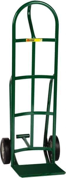 Little Giant - 800 Lb Capacity 49" OAH Hand Truck - 12 x 14" Base Plate, Loop Handle, Steel, Solid Rubber Wheels - USA Tool & Supply