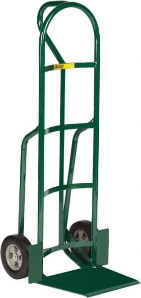 Little Giant - 800 Lb Capacity 49" OAH Hand Truck - 13-1/2 x 16" Base Plate, Loop Handle, Steel, Solid Rubber Wheels - USA Tool & Supply