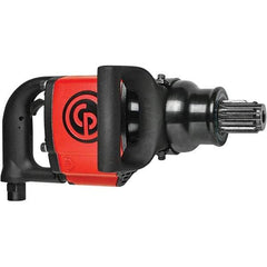 Chicago Pneumatic - #5 Spline Drive, 3,500 RPM, 2,800 Ft/Lb Torque Impact Wrench - D-Handle, 68 CFM, 90 psi, 1/2" NPT Inlet - USA Tool & Supply