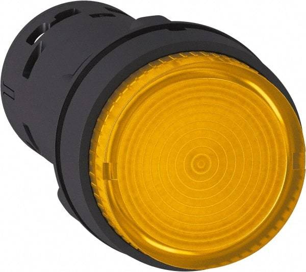 Schneider Electric - Pushbutton Switch Illuminated Body - Orange - USA Tool & Supply