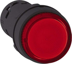 Schneider Electric - Pushbutton Switch Illuminated Body - Red - USA Tool & Supply