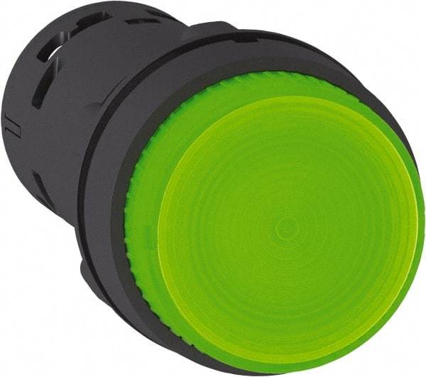 Schneider Electric - Pushbutton Switch Illuminated Body - Green - USA Tool & Supply