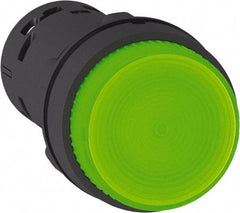 Schneider Electric - Pushbutton Switch Illuminated Body - Green - USA Tool & Supply