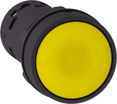 Schneider Electric - Pushbutton Switch Body - Yellow - USA Tool & Supply