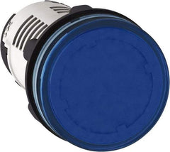 Schneider Electric - 120 V Blue Lens LED Pilot Light - USA Tool & Supply